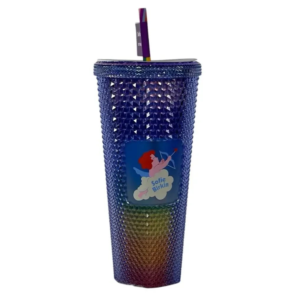 Starbucks Sofie Birkin Rainbow Pride Studded Tumbler 24oz NWT
